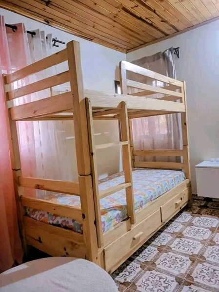 Lit superposé en bois massif