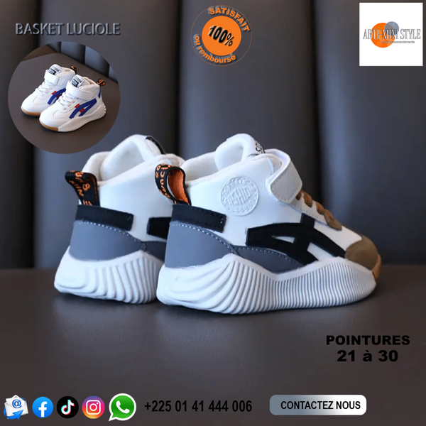 Basket Luciole, pour enfant