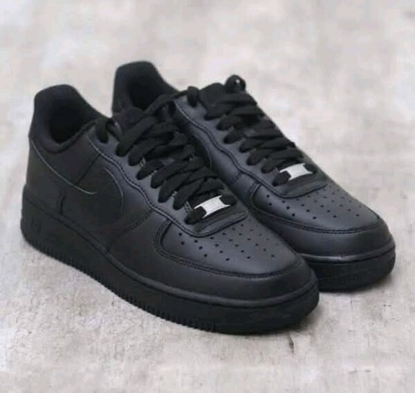 Baskets Noires en Cuir Homme