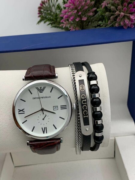 Lux Empiro Armani watch and Bracelet