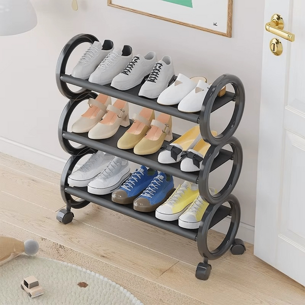 Étagère à chaussures compacte