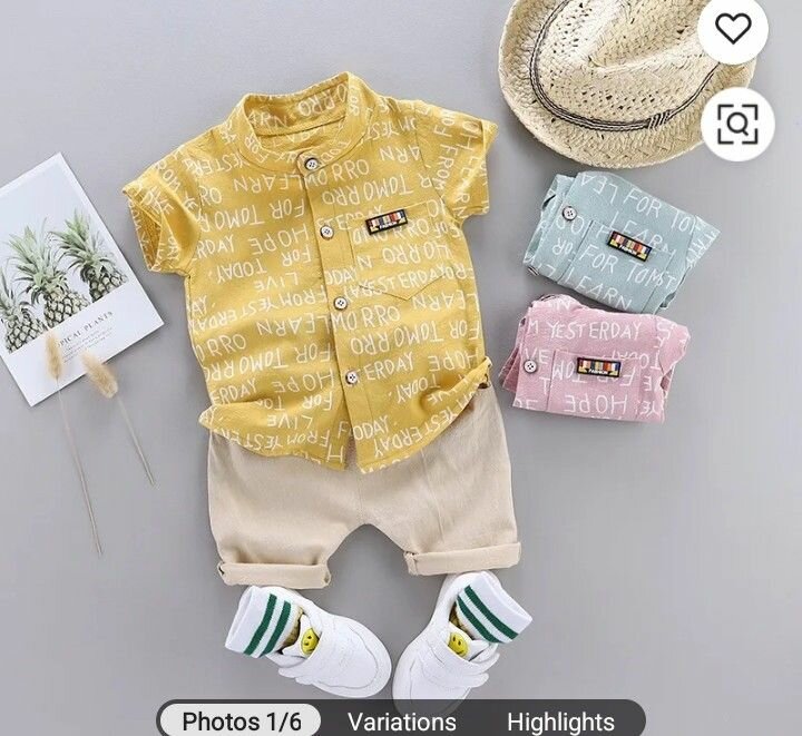 Ensemble Été Bébé Garçon