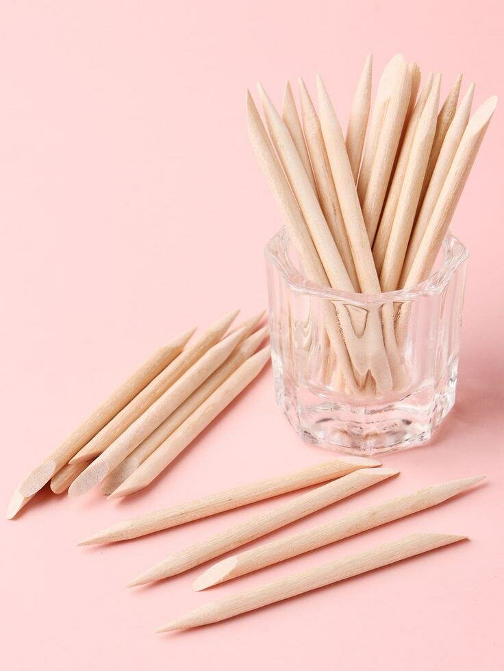 Bâtonnets de manucure bois