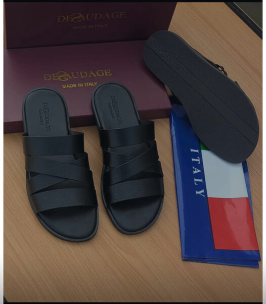 Sandales en cuir homme