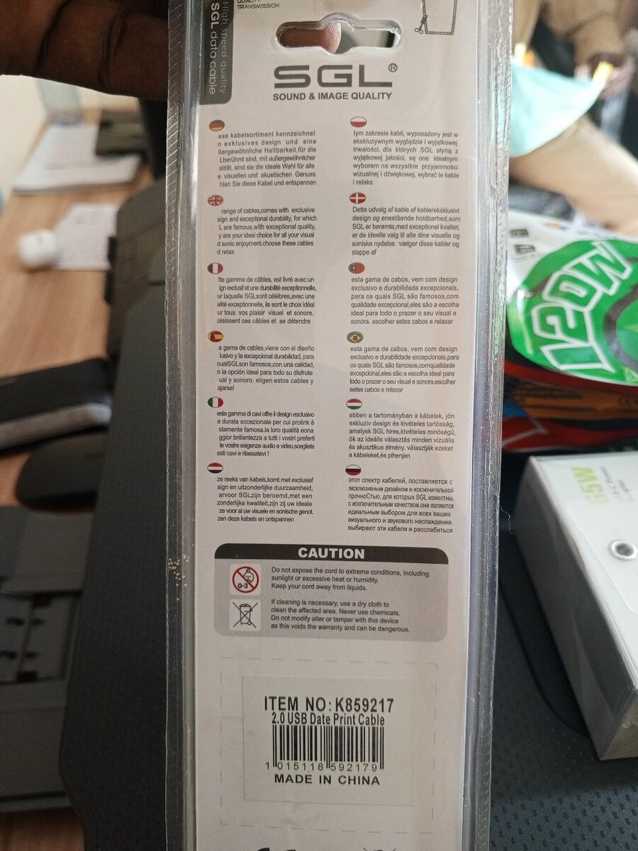 Câble USB Haute Vitesse SGL