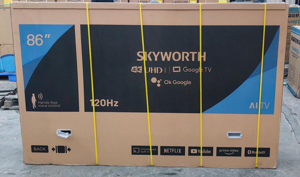 Skyworth 86 inch Google TV Uhd 4k Digital satellite