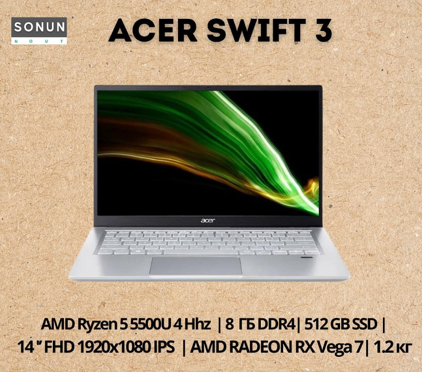  Ноутбук   ACER SWIFT 3 SF314-43