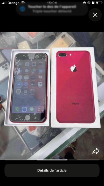 Smartphone iPhone Rouge