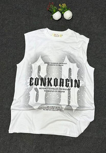 Débardeur sans manches imprimé