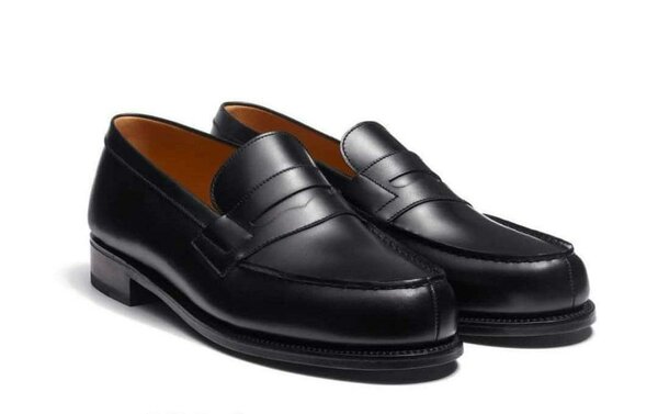 Mocassins en cuir élégant homme