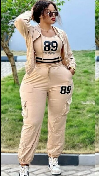 set  t-shirt and trouser, jacket