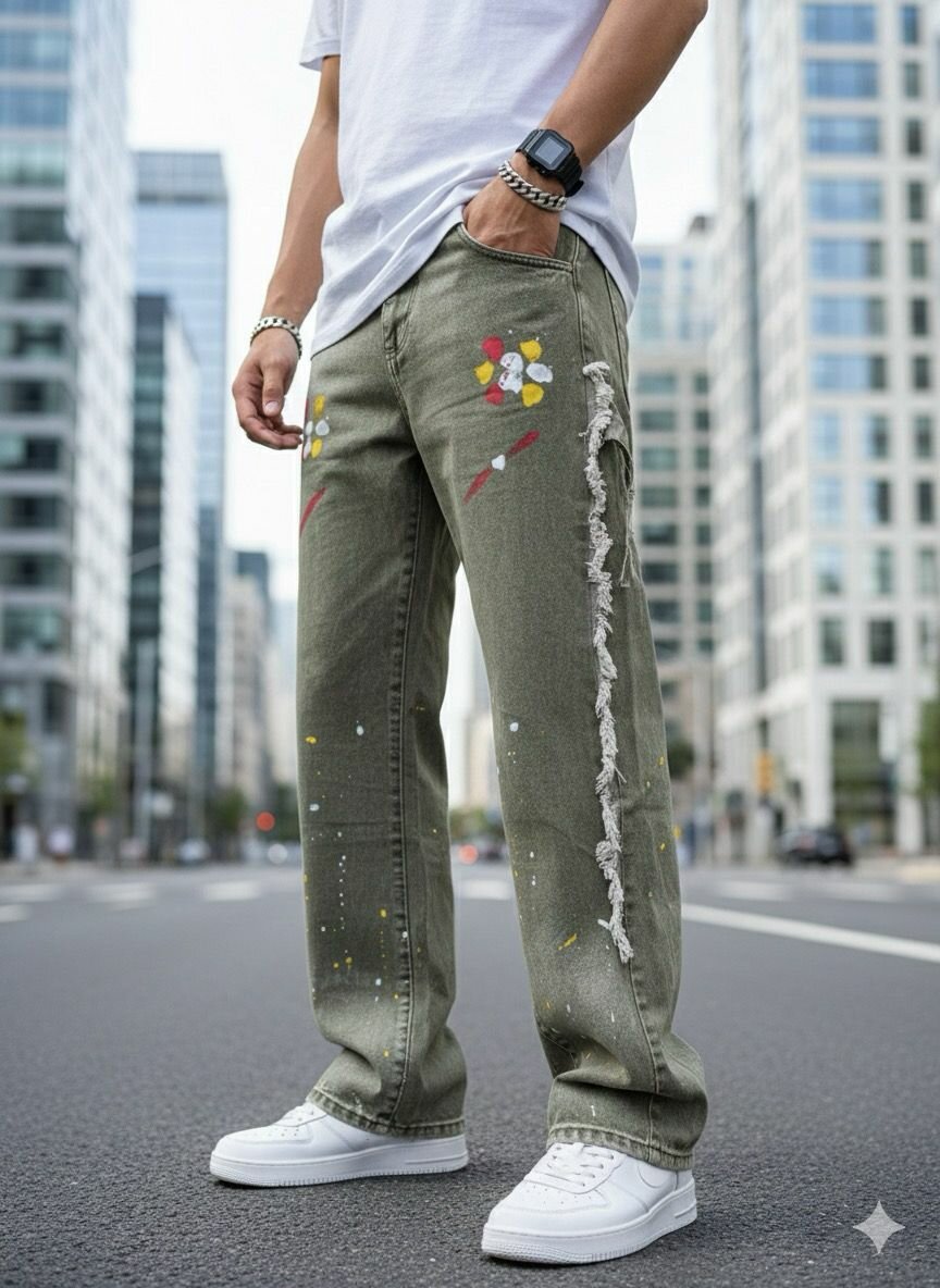 Jean décontracté style urbain