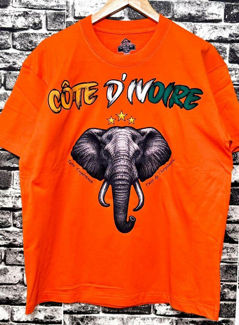 T-shirt Côte d'Ivoire Éléphant