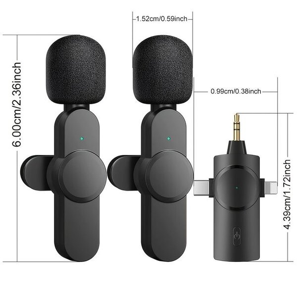 3 in 1 wireless microphone
