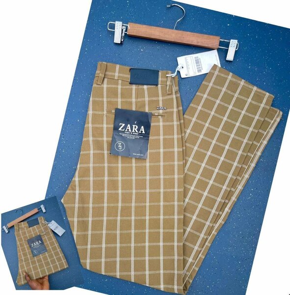 Pantalon tissu Carreau