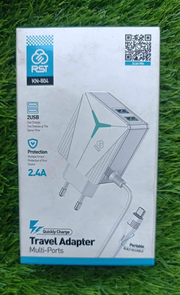 RST 804 Multi-Port Travel Adapter(Thunder Charge)