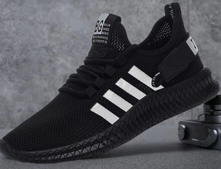 Paire de baskets pour homme noir