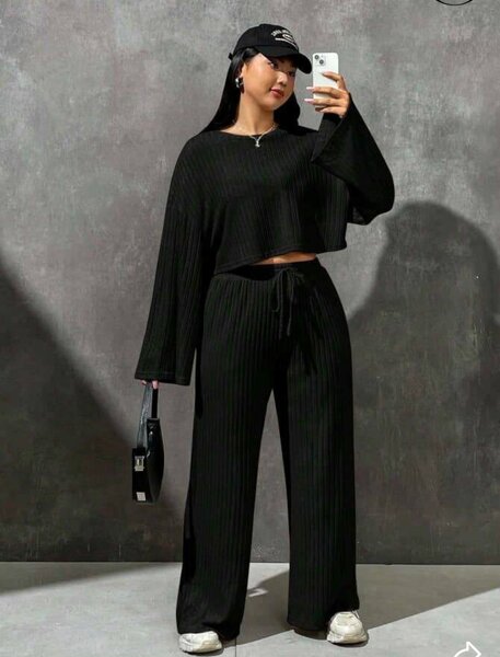 Ensemble survêtement en tricot