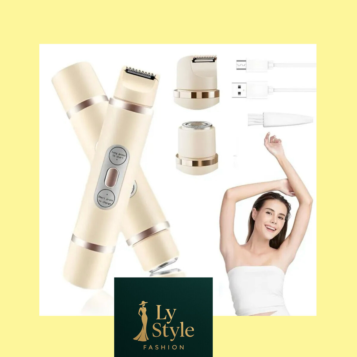 Épilation Double Tête Étanche