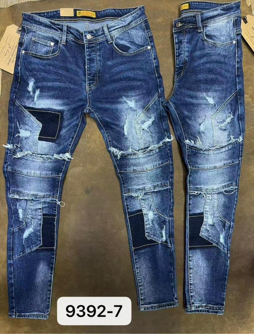 Jeans déchirés tendance homme