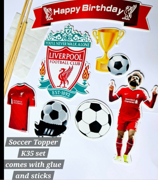 Soccer Topper for decorating cakes