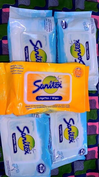 Lingettes humides Sanitex bebe