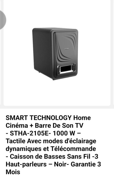 Barre de Son SMART 1000W