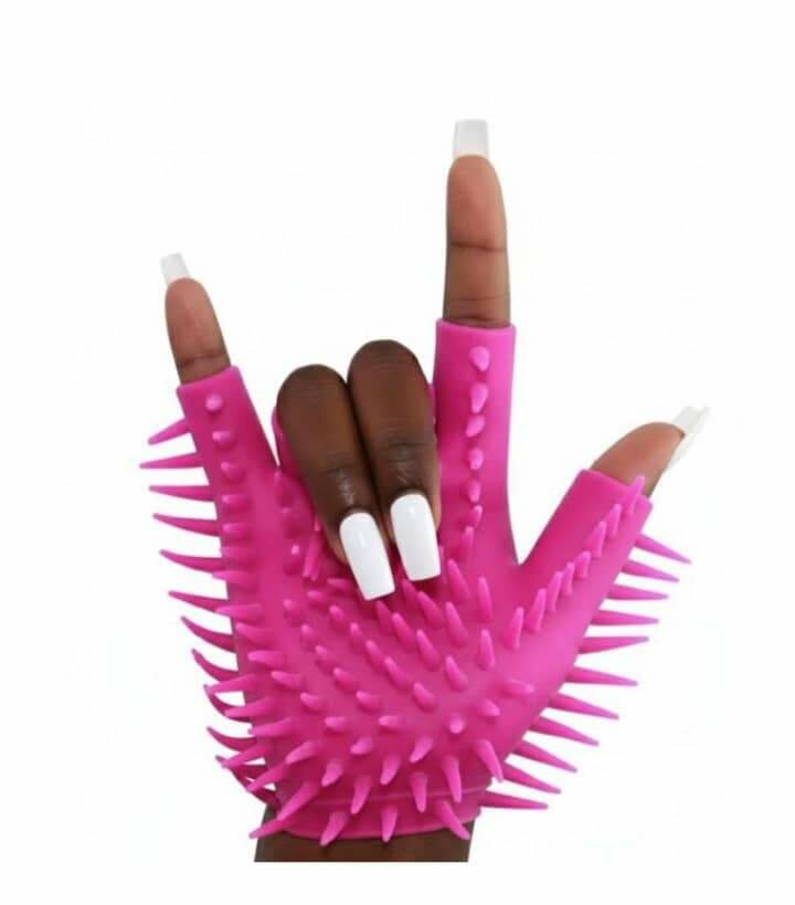 Gants de caresse, masturbation