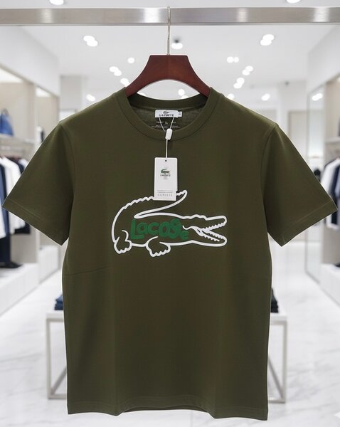 T-shirt Lacoste Vert Homme