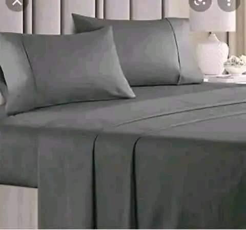 Set of beautiful bed linen in one color black