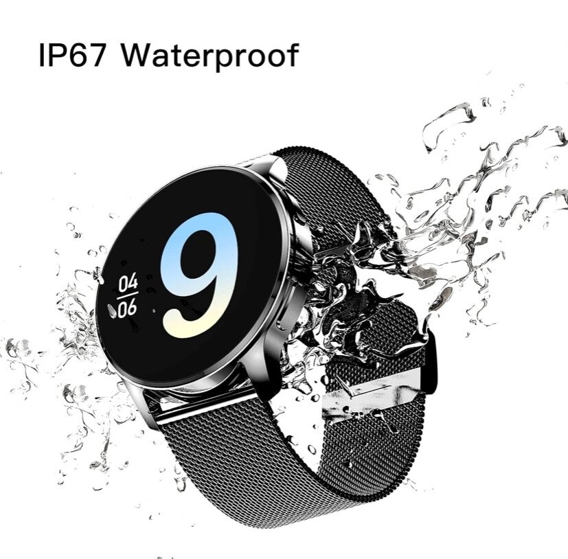 Montre connectée pour femmes et hommes avec fonction télépho