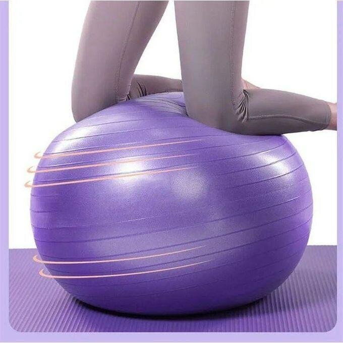 Ballon de fitness violet