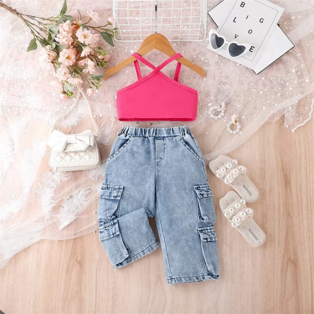 Ensemble Fille Été Top et Short