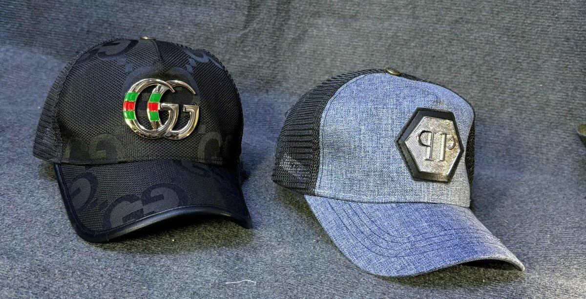 Casquettes tendance logo luxe