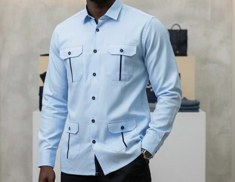 Chemise cubaine pour homme