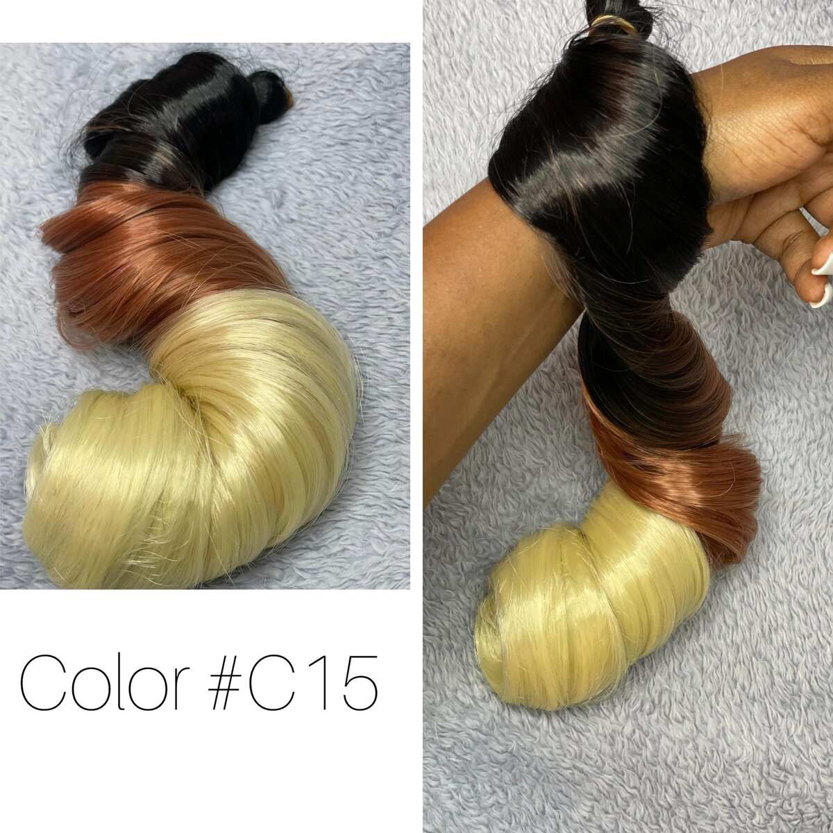 Spanish curl color c15