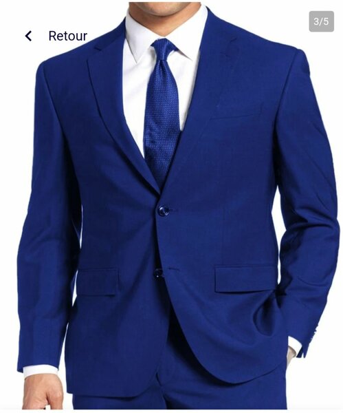 Costume bleu slim fit jules