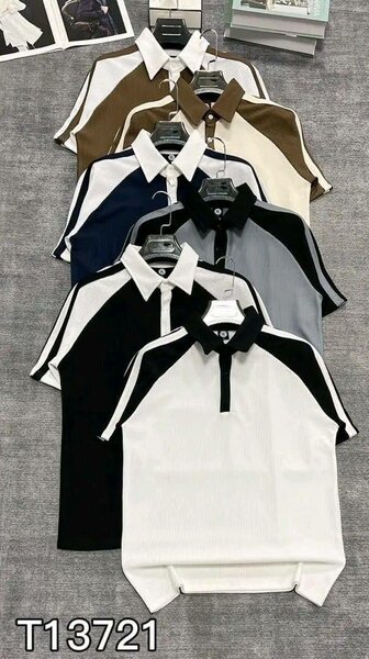 Polo sportif à rayures