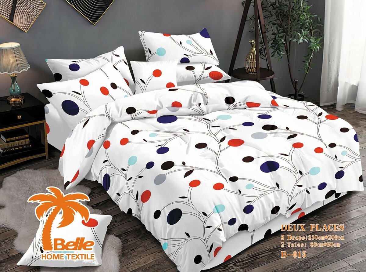 2 draps + taies (2places)