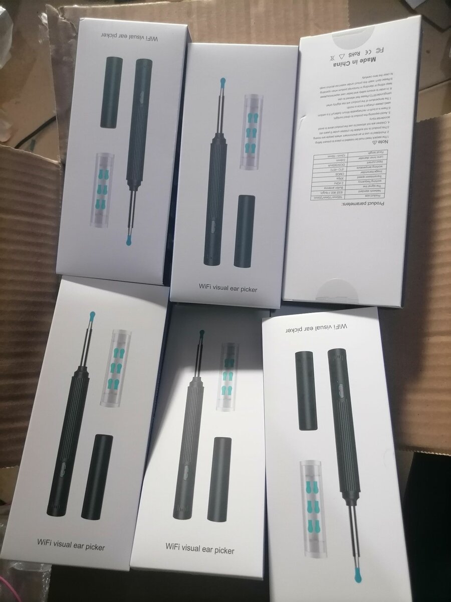 Ear Wax Removal with Camera 1080P Luminous Otoscope