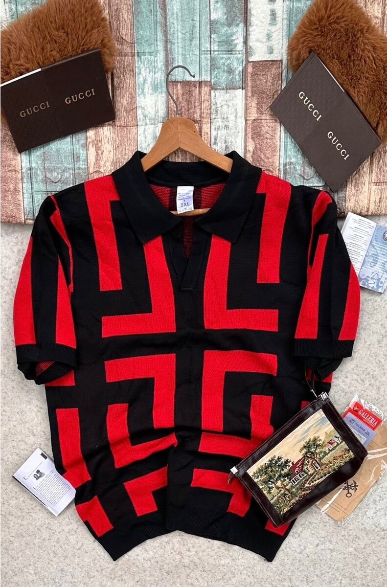 Polo Vintage à Rayures Homme