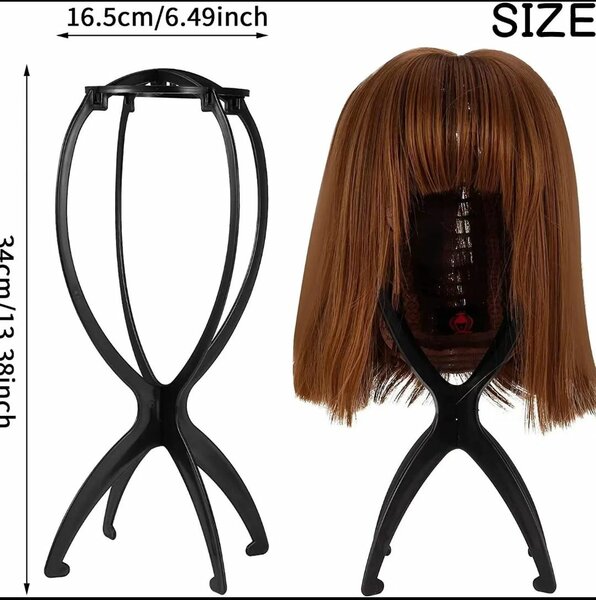 Support à Perruque Pliable