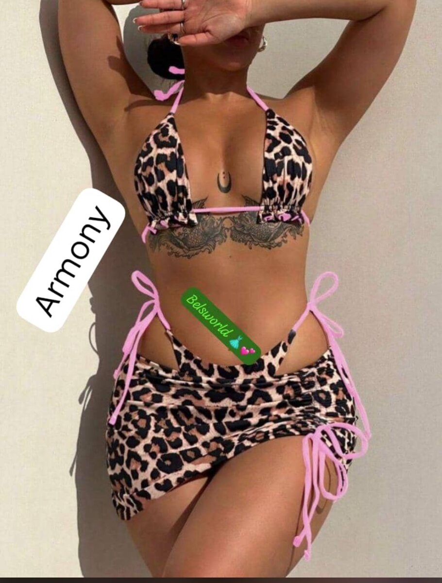 Bikini 3 pièces léopard sexy