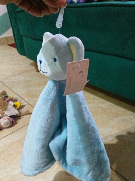 Doudou Ours Bleu Doux