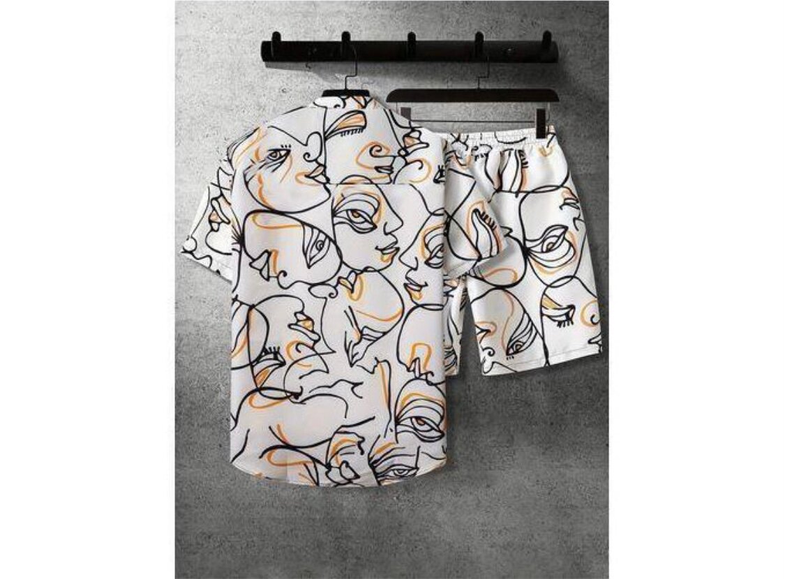 Ensemble chemise et short graphique