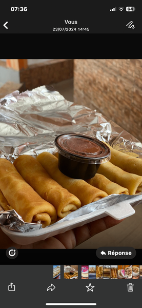 6 Crêpes fourrées au Nutella