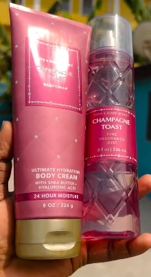 Body Cream Kit  Champagne toast