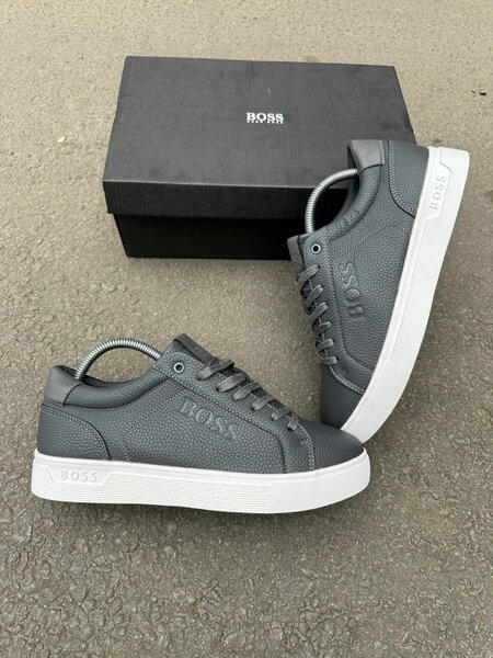 Baskets BOSS Gris Homme