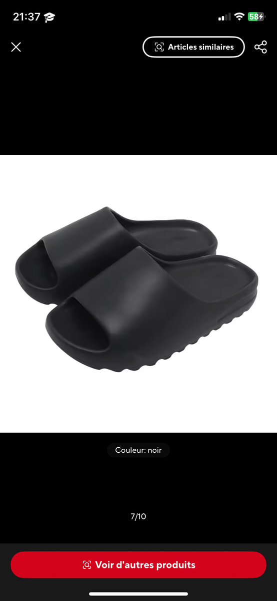 Sandales Plates Respirantes pour Hommes