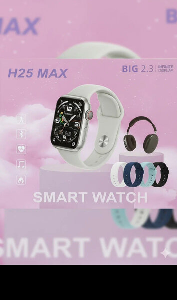 Montre connectée H25 MAX blanche